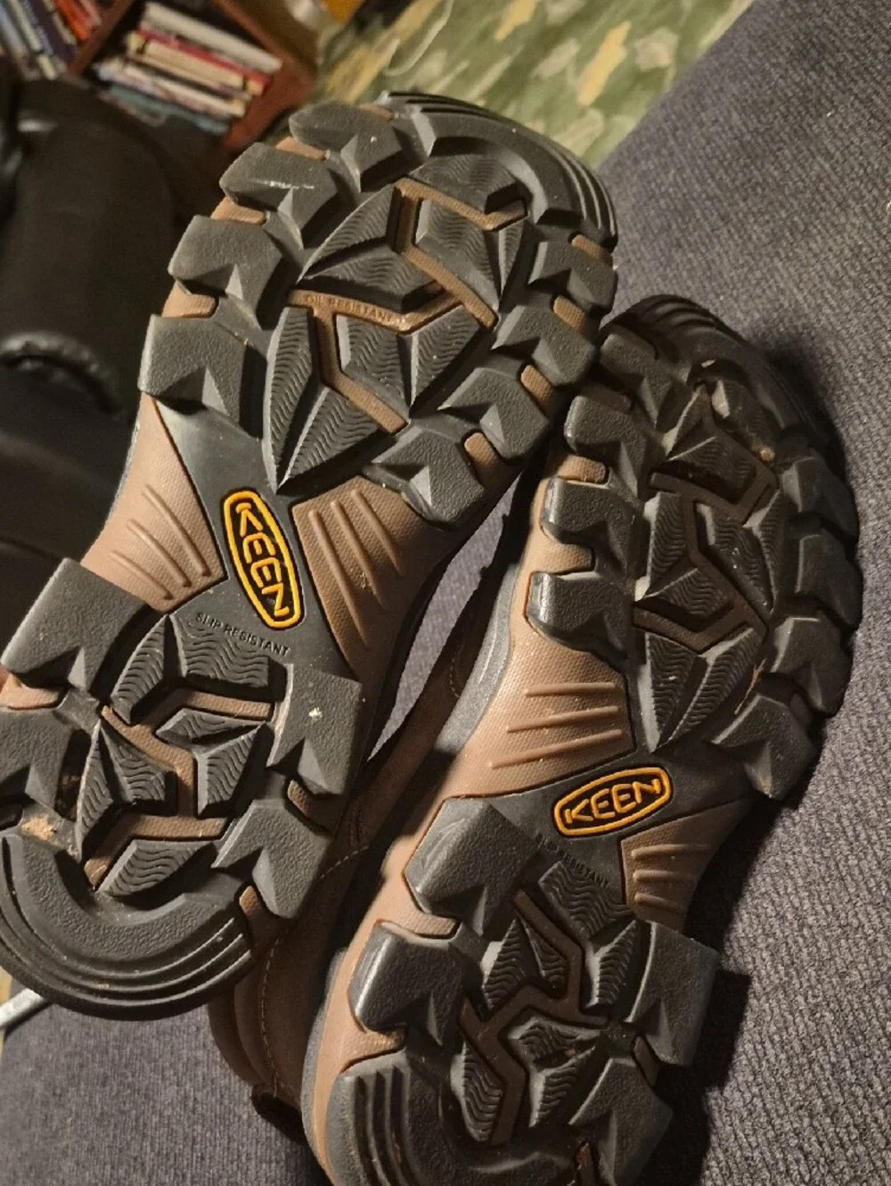 Keen rugged leather